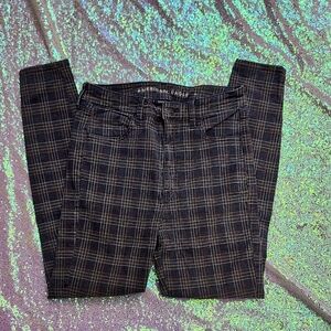 American Eagle Outfitters Women's  Plaid Pants, FALL FUN